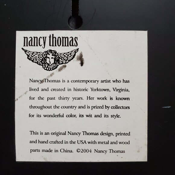 Nancy Thomas 2004 October Plaque from Children's Series (Pumpkin Patch) - Picture 6 of 8